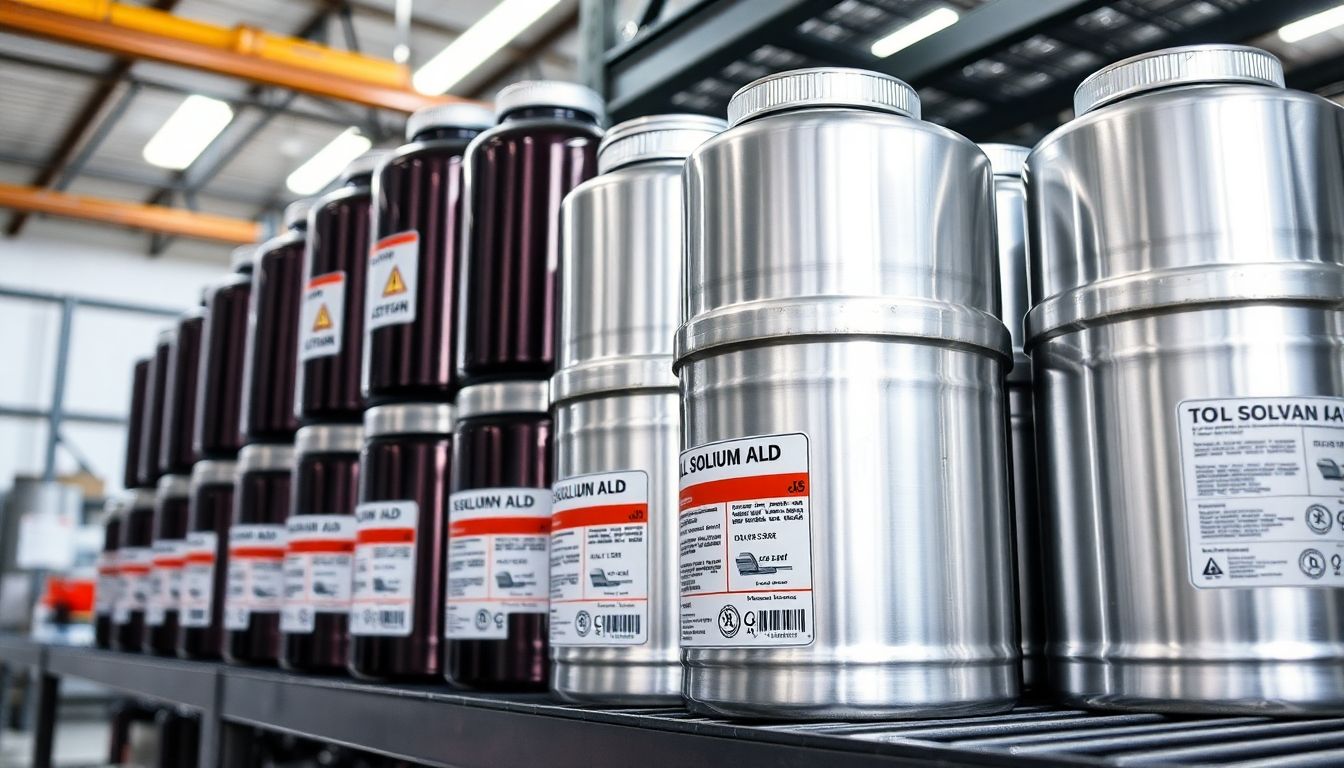 Envases de Aluminio para Solventes
